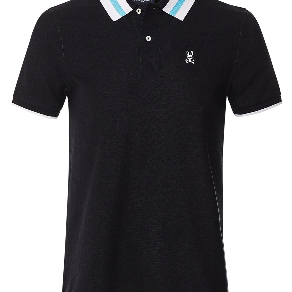 Men's psycho Bunny Xxl Black Polo Shirt